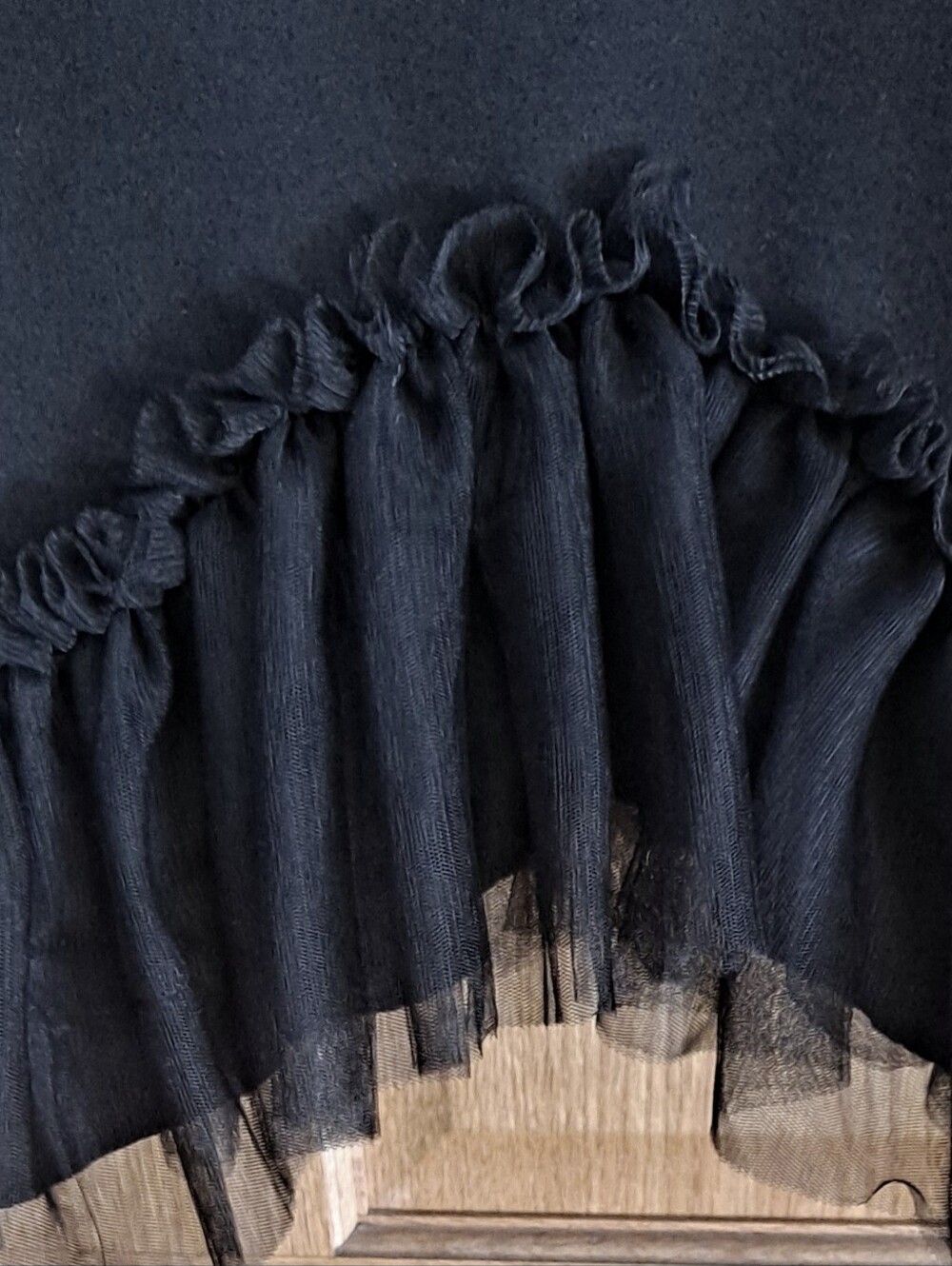 Anthropologie Sunday in Brooklyn Tulle-Hem Ponte Tank-Black - Picture 6 of 8